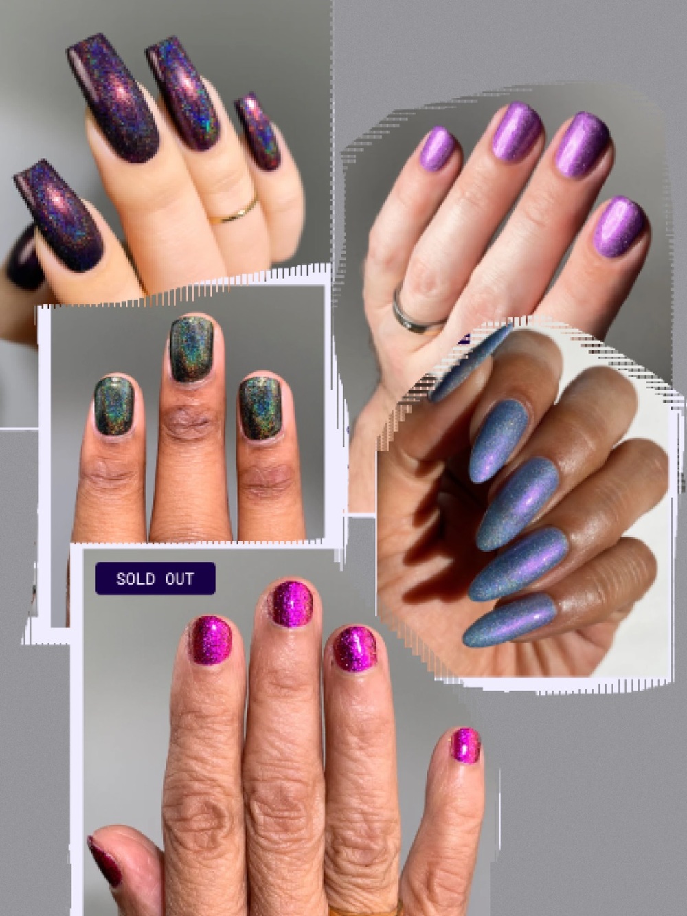 5 mooncat nail polish spaceoddity blood moon extra celestial abominable monster